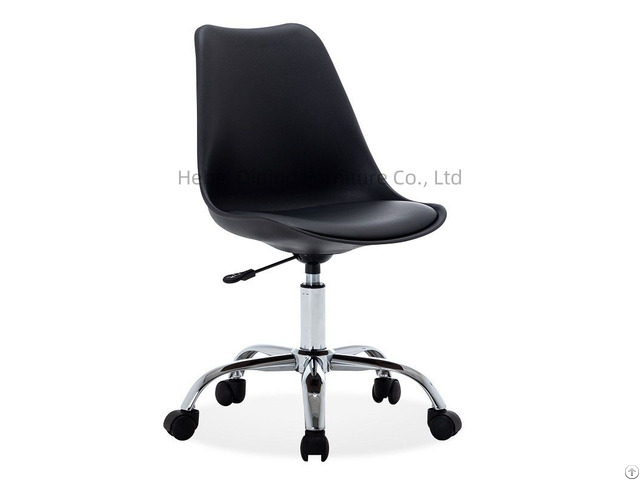 Movable Plastic Rotating Office Chair