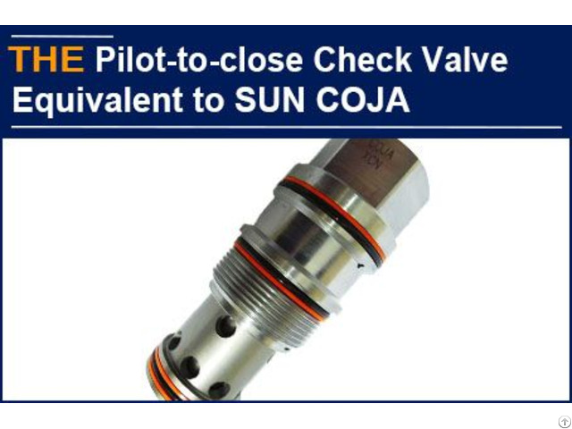 Pilot To Close Check Valve Sun Coja