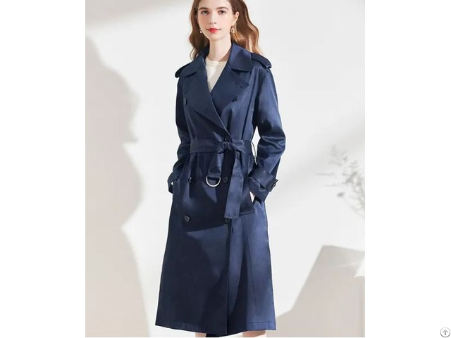 Silk Wool Blend Coat