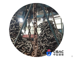Black Painted Steel Anchor Chain