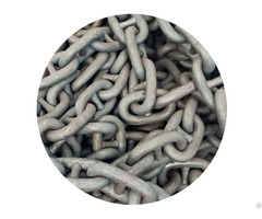 Black Painted Vessel Boat Anchor Chain