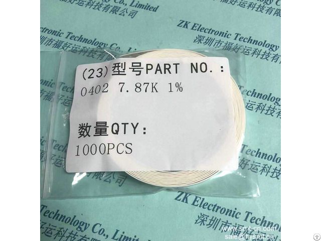 Liz 0402 7 87k 1% Resistor Instead 0 0625w Smd Crcw04027k87fked Vishay