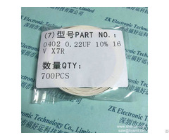 Capacitor Cctc Emk105b7224kv Fr Cap Cer 0 22uf 16v X7r 0402