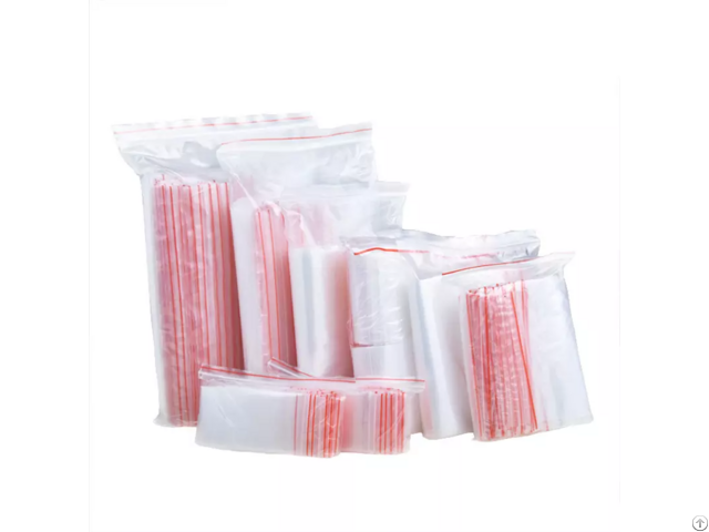 Leak Proof Resealable Bags Small Plastic Zipper Lock