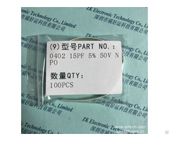 Yageo 0402 15pf 5% 50v Npo Capacitor Cc0402jrnp06bn150