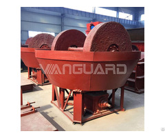 China Supplier Mineral Ore Grinder Grinding Milling Machine Gold Wet Pan Mill For Sale