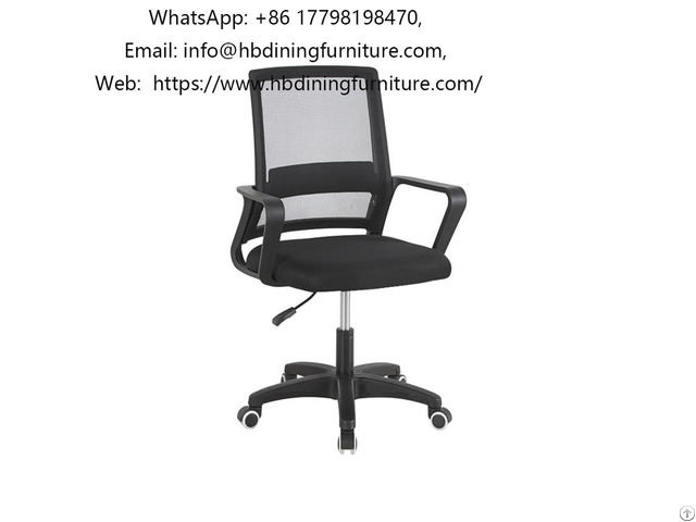 Black Mesh Swivel Office Chair