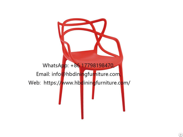 Plastic Cat Ear Shaped Dining Chair