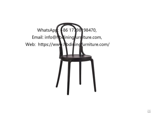 Black Plastic Dining Chairs