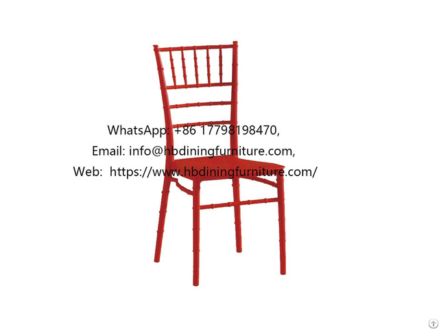 White Tiffany Plastic Dining Chair