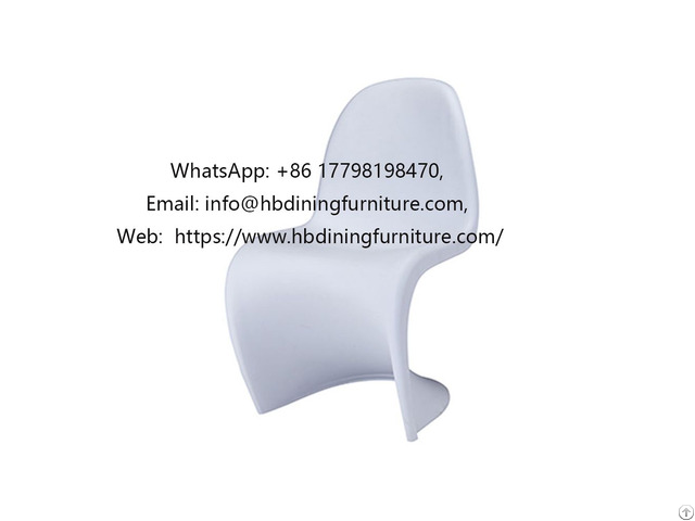 White Body Plastic Armchair