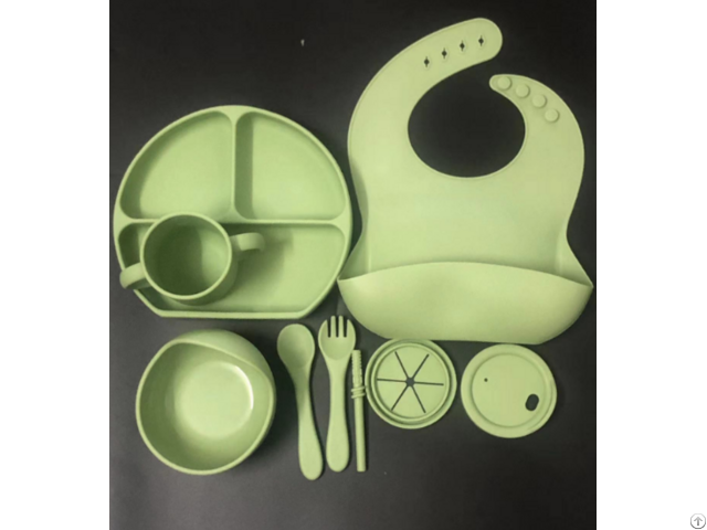 Custom Silicone Baby Kids Dinnerware Sets