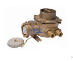 China 32a Marine Brass High Current Water Tight Socket With Chain Switch