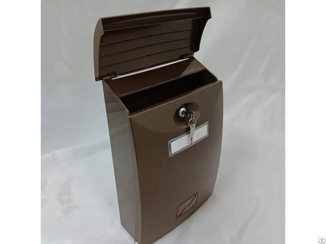 Vertical Wall Mount Plastic Mailbox Letter Box