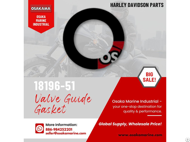 Harley Davidson Parts 18196 51 Valve Guide Gasket By Osaka Marine Industrial