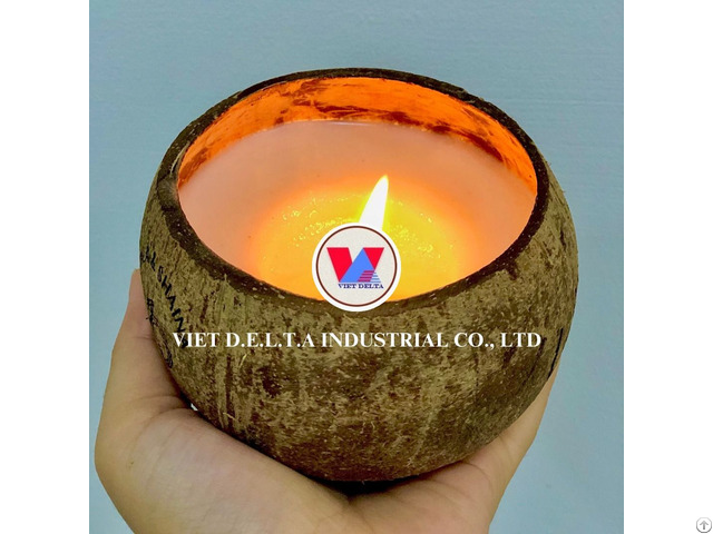 Eco Friendly Coconut Shell Candle