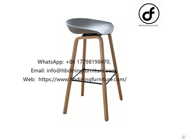 Thermal Transfer Leg Bar Chair Without Backrest