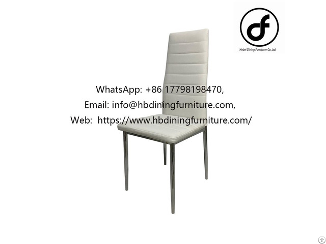 Pu Leather Chair Glossy Dining Conference Banquet