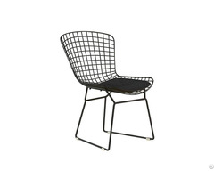 Industrial Metal Chairs Hollow Wire Dining Chair