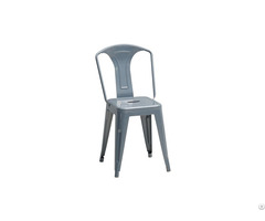 Solid Color Iron Dining Chair
