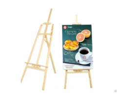 Wooden Easel Stand Angle And Height Adjustment For Canvas Display
