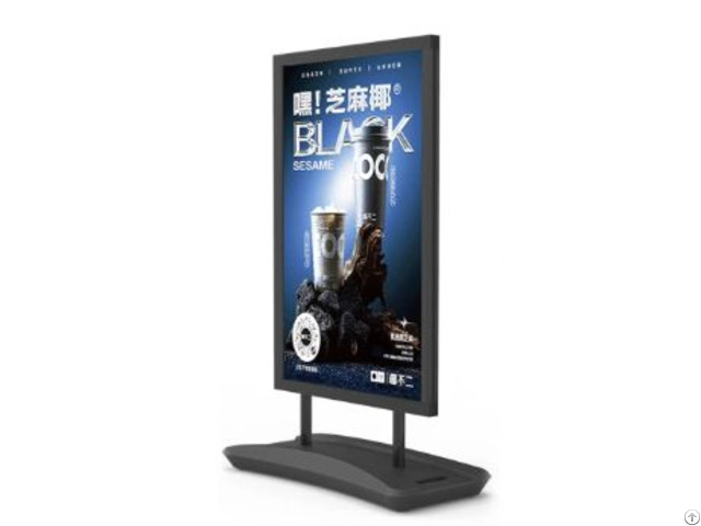 Outdoor Sidewalk Sign Water Based Slide In Frame Poster Stand