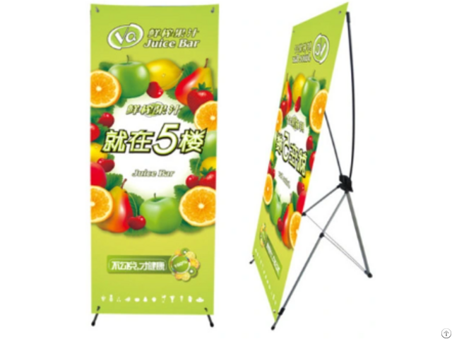 Korean Style Portable X Banner Stand For Trade Shows