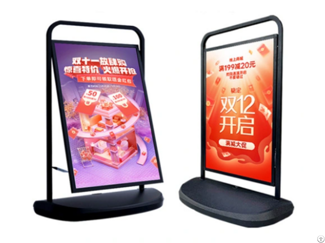 Sign Slide In Frame Windproof Poster Stand