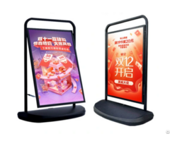 Sign Slide In Frame Windproof Poster Stand
