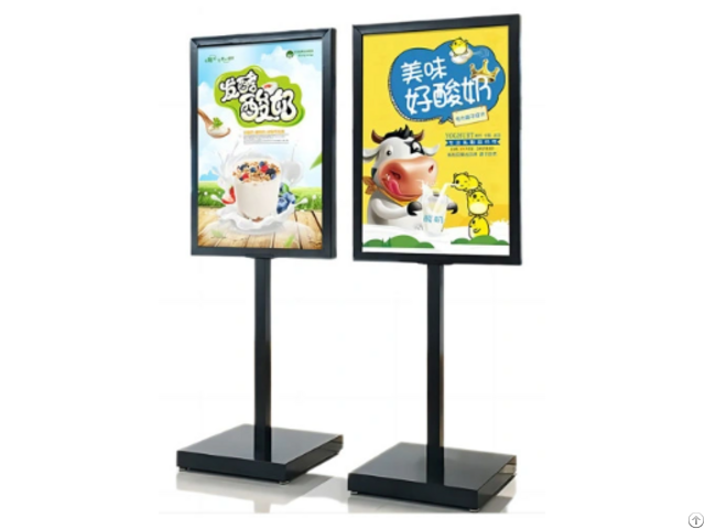 Billboard Display Sign Metal Double Sided Poster Holder Stand