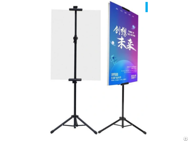 Double Sided Tripod Poster Stand Adjustable Sign Holder For Business