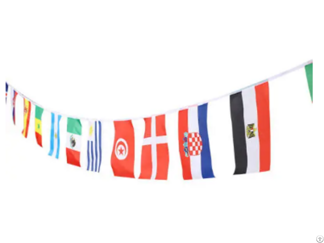 World String Flag Small Bunting Pennant Banner