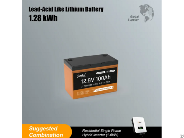 Lead Acid Like Lithium Battery 1 28 2 56 Kwh