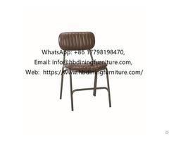 Leather Style Water Drop Shape Dining Chairs