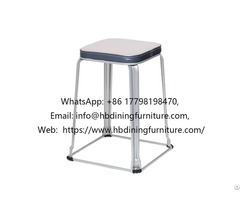 Iron Metal Stool High Stackable For Kids