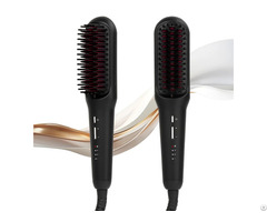 Mch Wired Straightener Brush-flat Iron Comb For Thick Curly Hair