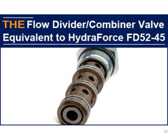 Hydraulic Flow Divider Combiner Valve Equivalent To Hydraforce Fd52 45