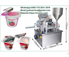 Auto Yogurt Cup Filling And Sealing Machine