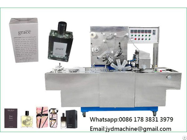 Automatic Cellophane Wrapping Machine For Perfume Box By Transparent Film