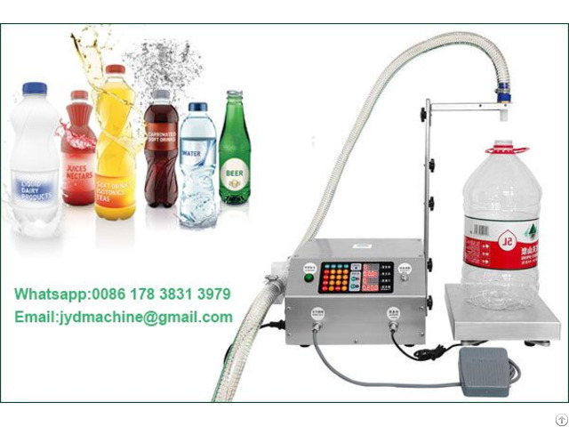 Water Liquid Filling Machine With Diaphragm Pump