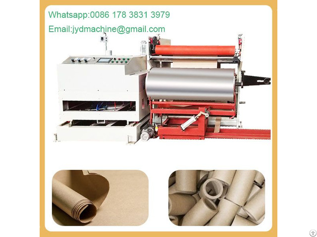 Automatic Parallel Paper Tube Making Machine For Metal Foil Strapping Cores