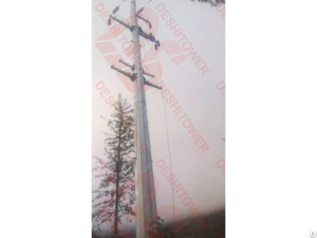 Galvanised Power Pole