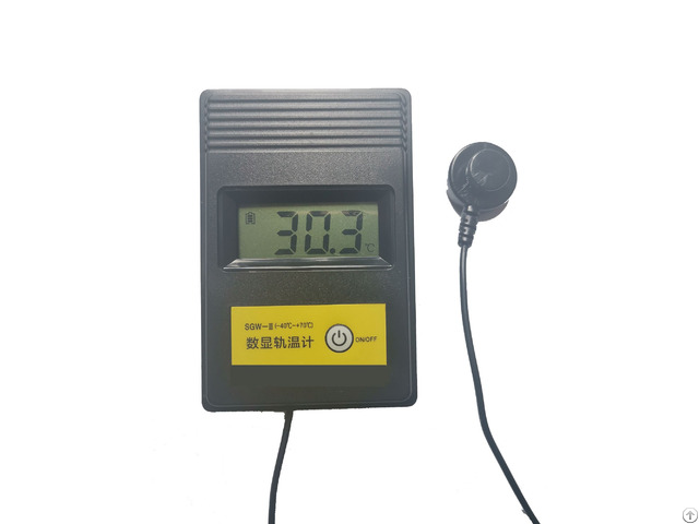 Magnetic Digital Rail Thermometer For Track Temperature Measuring Easy To Operate Lcd Display