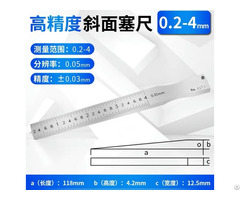 Stainless Steel Feeler Gap Gauge For Railway Measurement