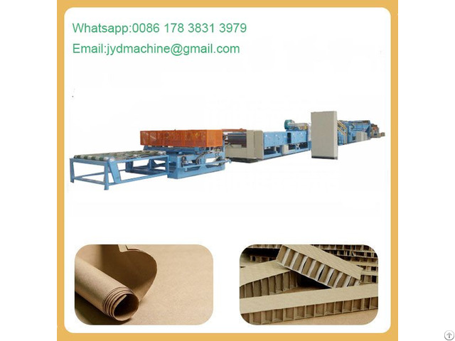 Auto Honeycomb Paperboard Making Machinery Hot Sale