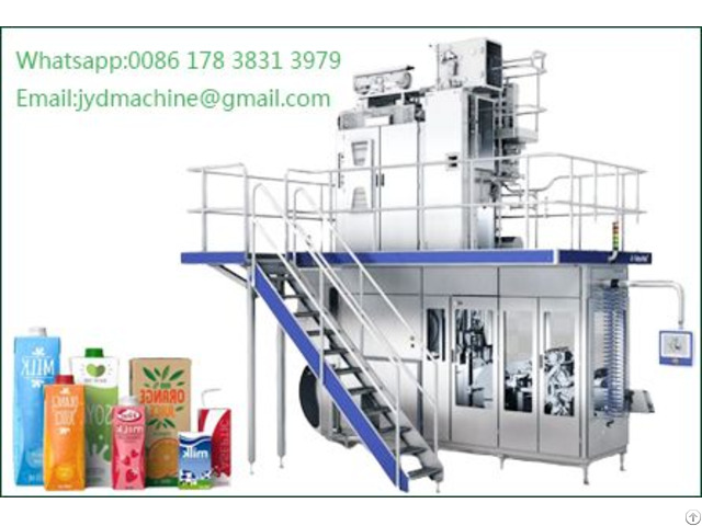 Tetra Pak Aseptic Brick Carton Juice Beverage Filling Machine