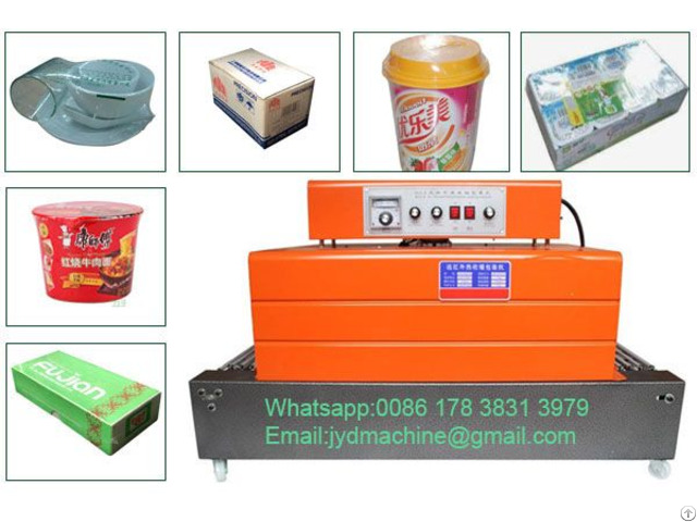 Small Shrink Pvc Film Wrapping Tunnel Machine For Sale