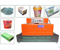 Small Shrink Pvc Film Wrapping Tunnel Machine For Sale