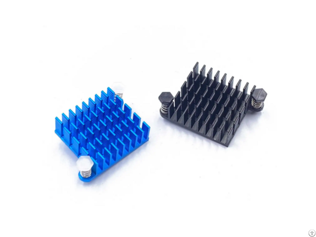 Custom Machining Anodizing Aluminum Small Black Heat Sinks