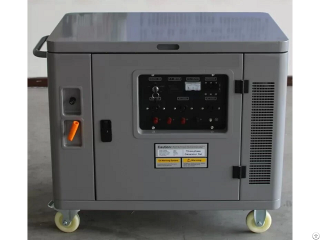 28kw Wheeled Generator 50hz Gasoline Fueled Water Cooling